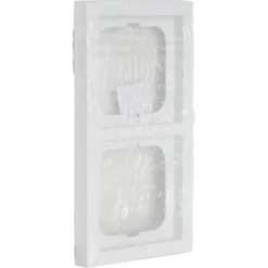 Busch-Jaeger Future Linear afdekraam 2-voudig wit Outlet