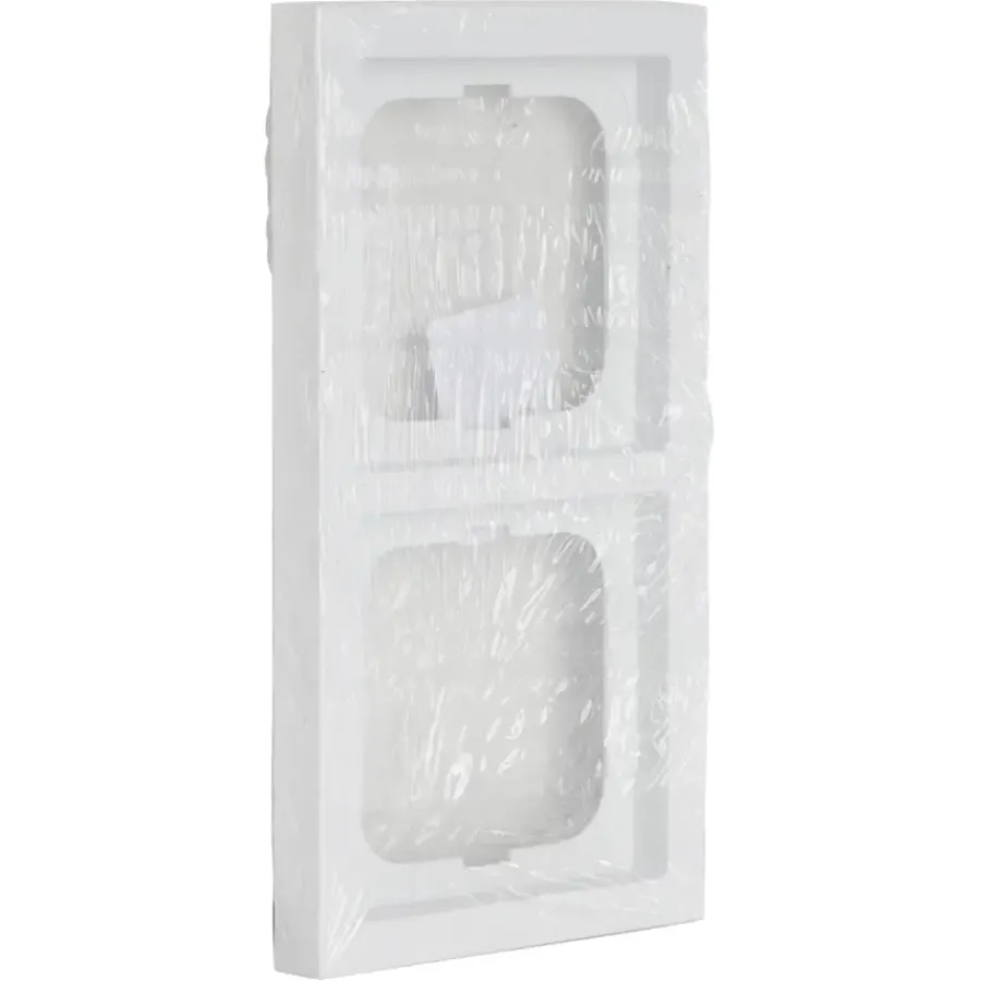Busch-Jaeger Future Linear afdekraam 2-voudig wit Outlet