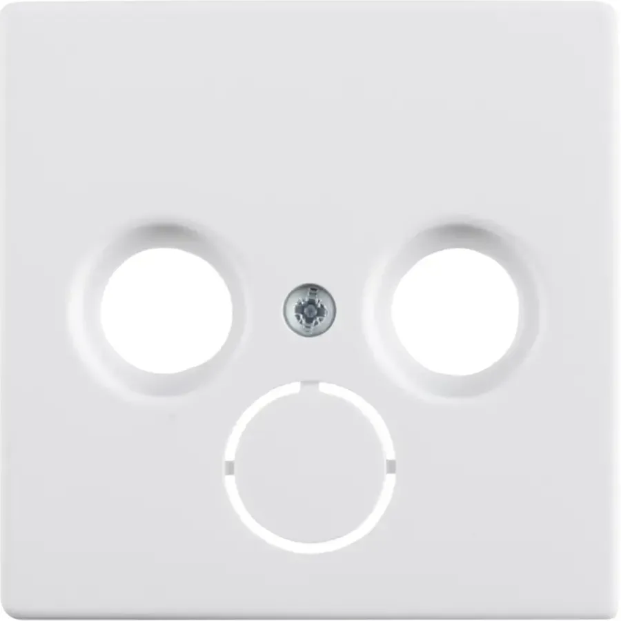 Busch-Jaeger Future Linear Centraalplaat Radio/TV Wit Outlet