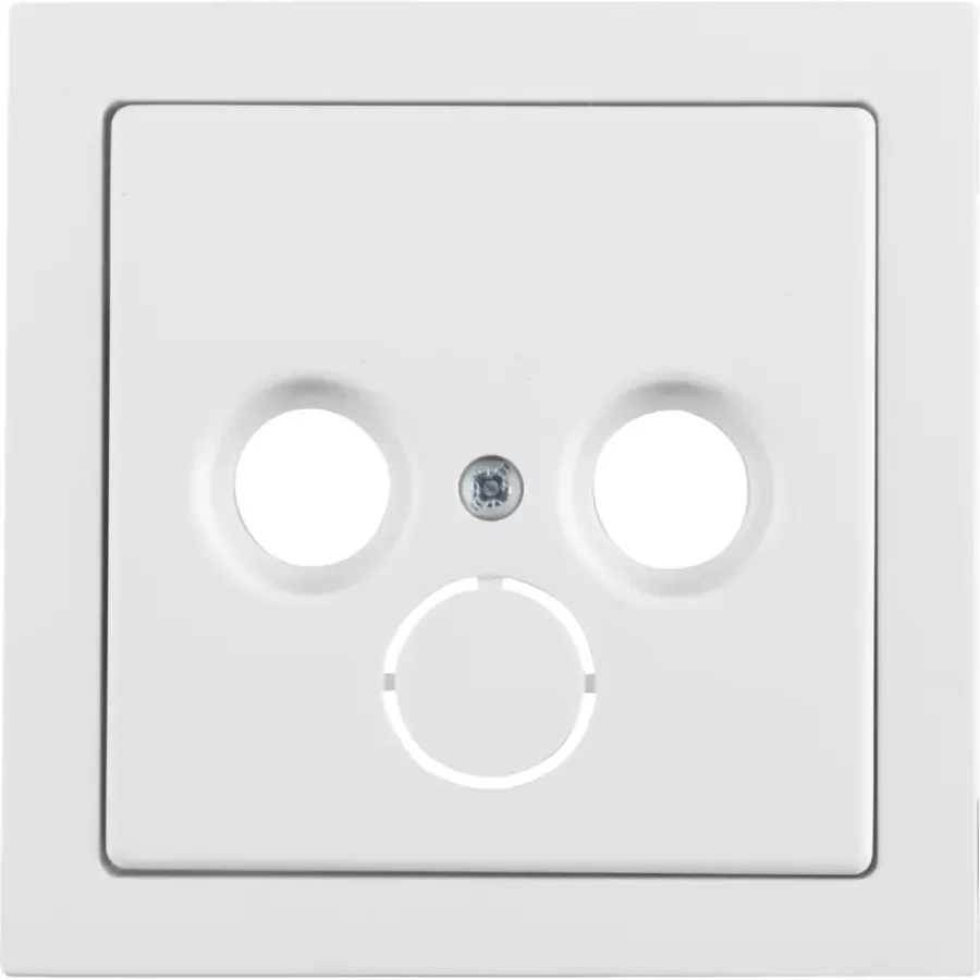 Busch-Jaeger Future Linear Centraalplaat Radio/TV Wit Outlet