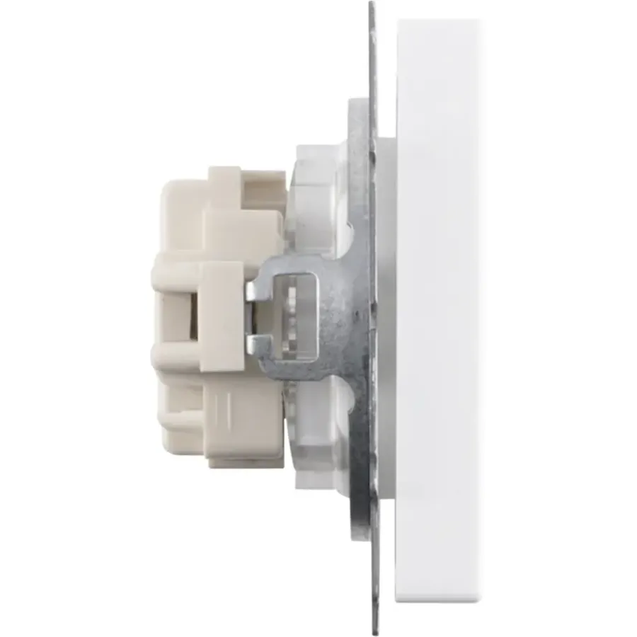 Busch-Jaeger Future Linear Enkel Stopcontact Wit Hot