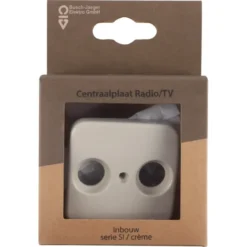 Busch-Jaeger Reflex SI Centraalplaat Radio/TV Crème Outlet