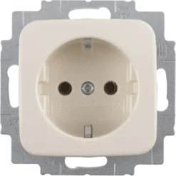 Busch-Jaeger Reflex SI Enkel Geaard Stopcontact Crème Outlet