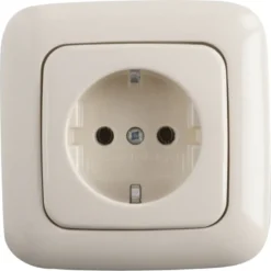 Busch-Jaeger Reflex SI Enkel Geaard Stopcontact Crème Outlet