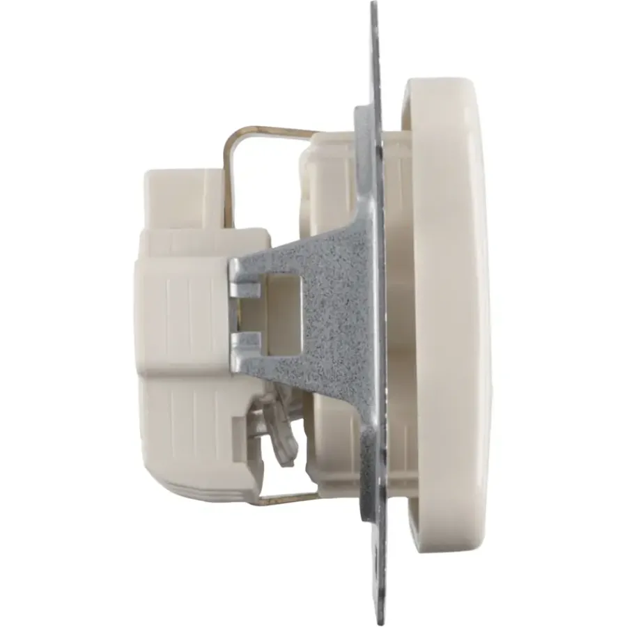 Busch-Jaeger Reflex SI Enkel Geaard Stopcontact Crème Outlet