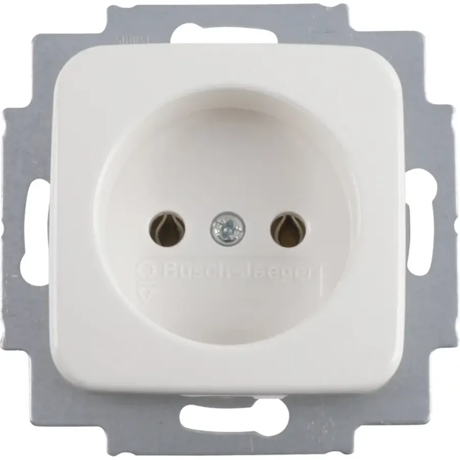 Busch-Jaeger Reflex SI Enkel Stopcontact Wit Outlet