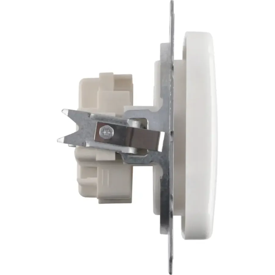 Busch-Jaeger Reflex SI Enkel Stopcontact Wit Outlet