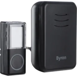 Byron DBY-22352 Draadloze deurbelset plugin 150m Zwart Clearance