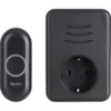 Byron DBY-22353 Draadloze deurbelset plugin met stopcontact 150m zwart Clearance