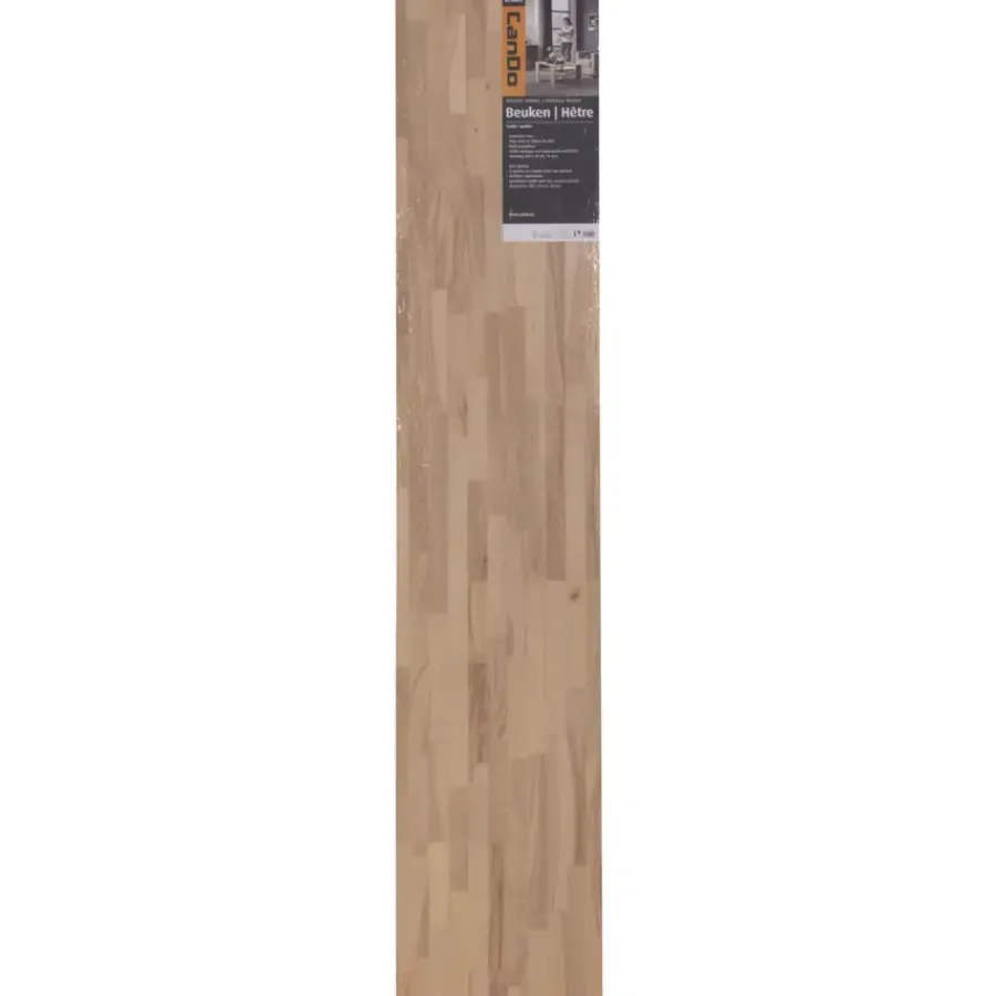 CanDo massief timmerpaneel beuken 18mm 200x40cm Outlet