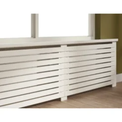 CanDo Radiatorpaneel Burton Wit MDF 60x60 cm