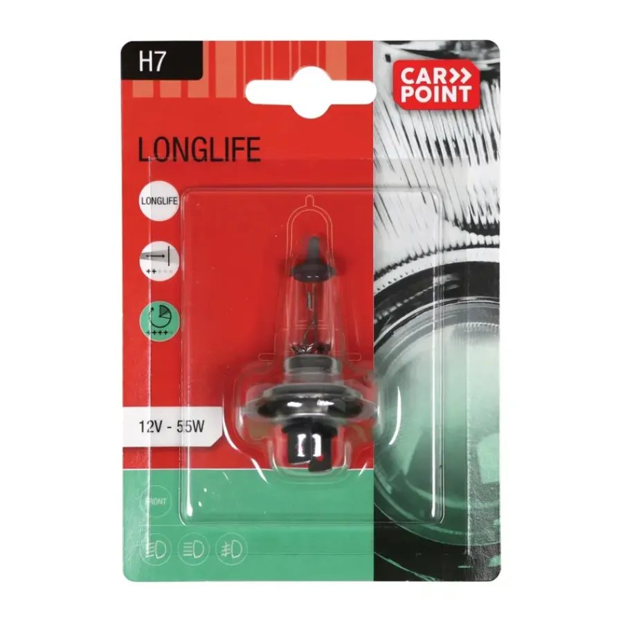 Carpoint autolamp H7 Longlife 12V 55W Best