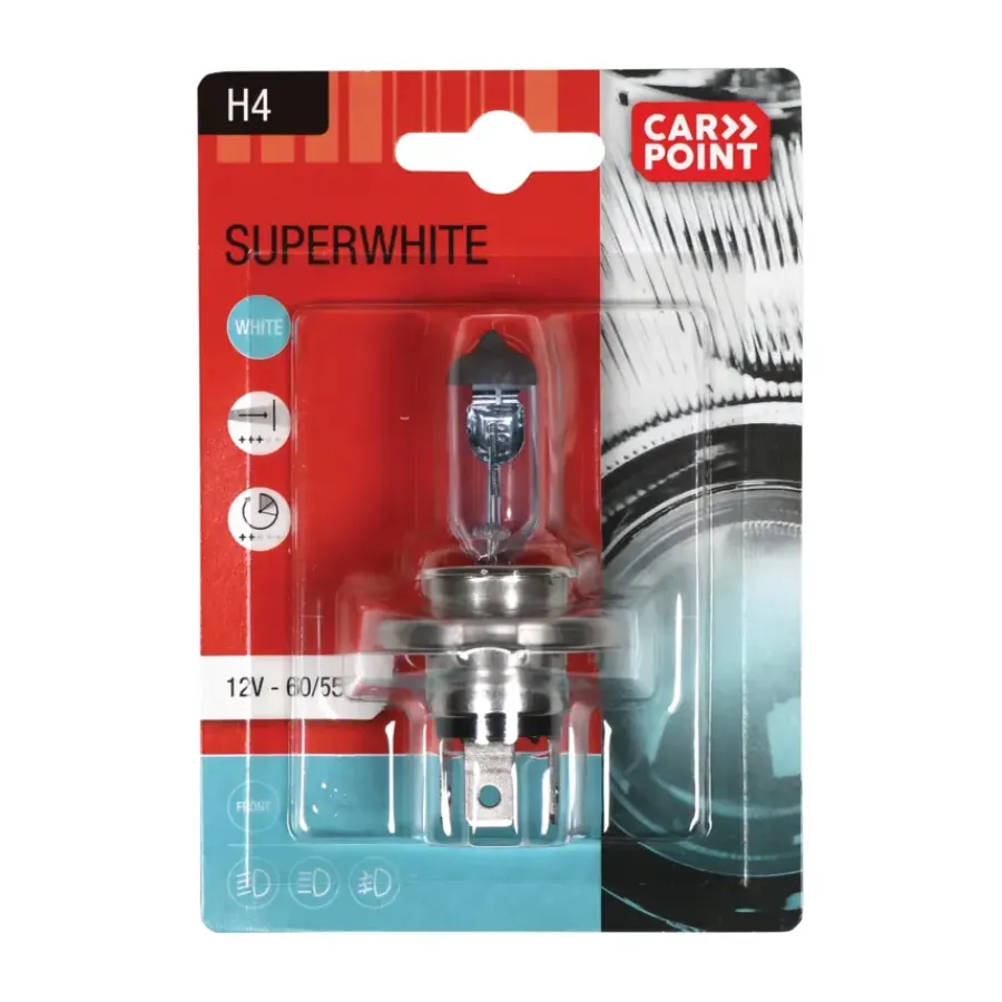Carpoint autolamp H4 Superwhite 12V 60/55W Clearance