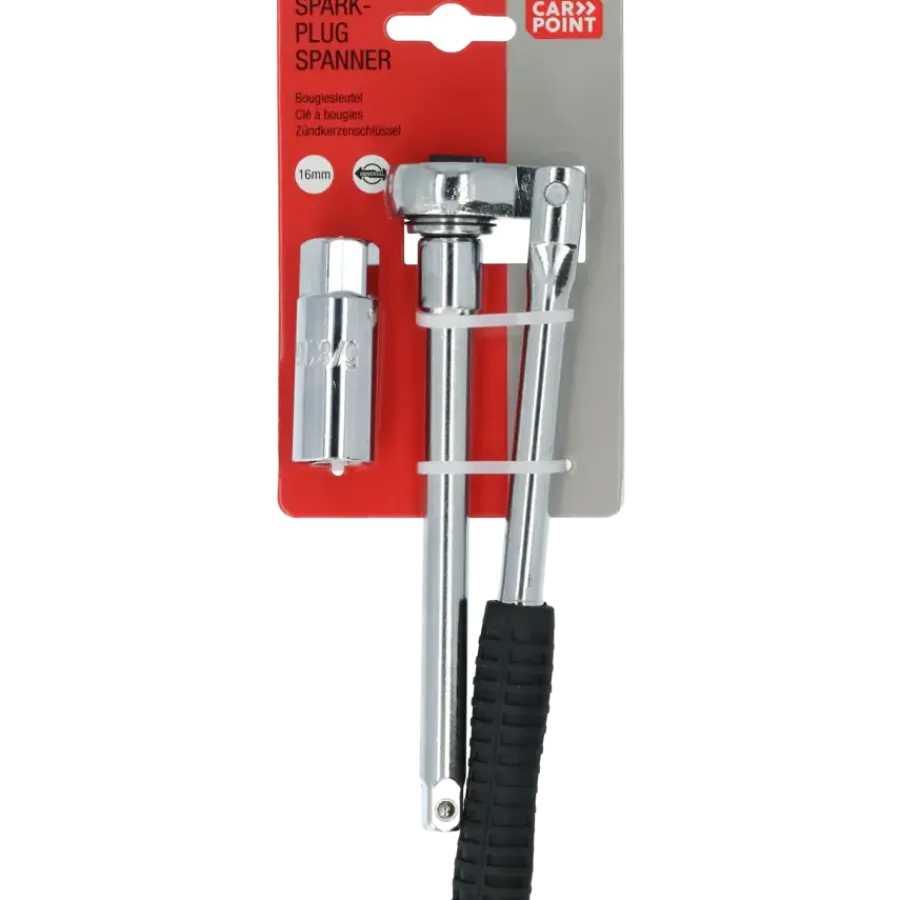 Carpoint bougiesleutel met ratel 16mm Best