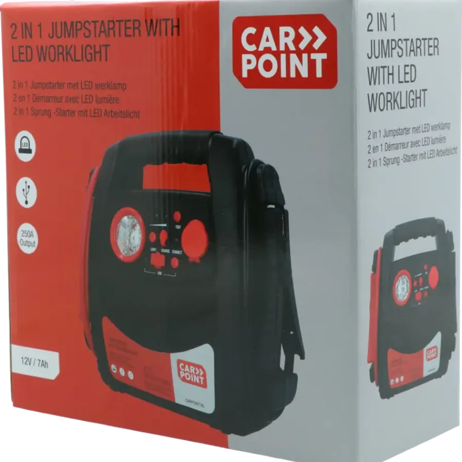 Carpoint Jumpstarter 12V/7AH 2in1 LED Discount