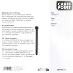 Carpoint Lengtedriehoeken 2 Stuks Clearance