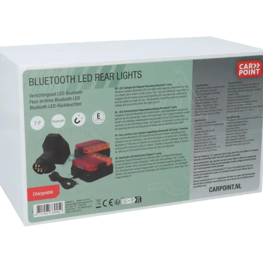 Carpoint magnetische achterlichten LED bluethooth verbinding Online