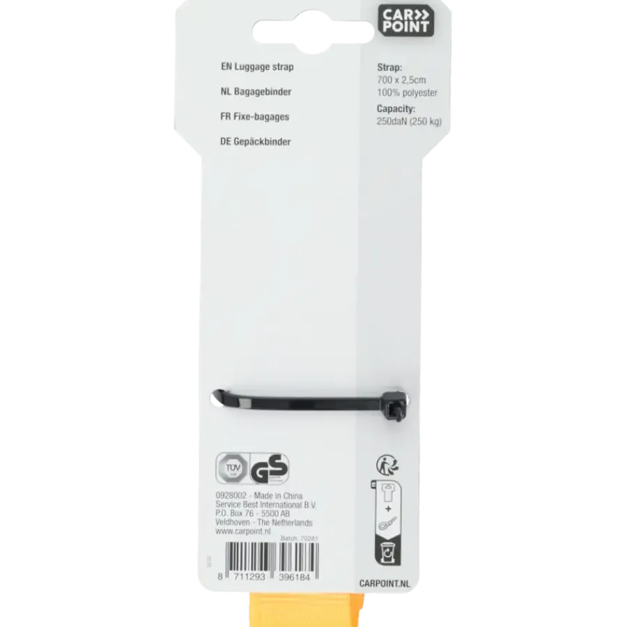 Carpoint Spanband met Klem 7m x 25mm Online