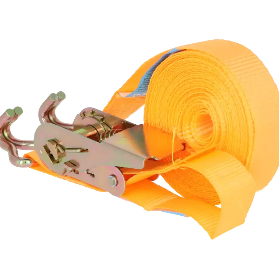 Carpoint Spanband met Ratel en Haken 3 Meter Hot