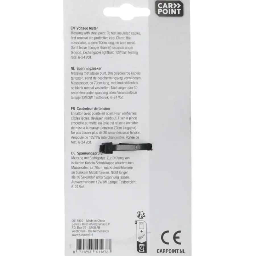 Carpoint Spanningzoeker 6V-24V Sale