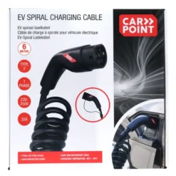 Carpoint spiraal laadkabel elektrische auto type 2 - 2 32a 1ph 6 meter Sale