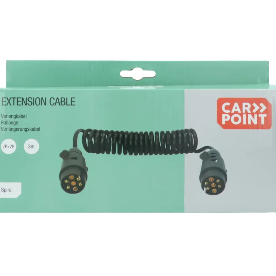 Carpoint spiraal trailer verlengkabel 7p - 7p stekker/stekker Sale