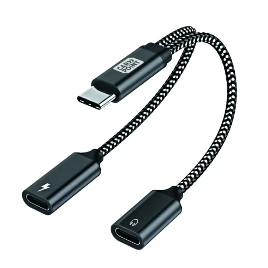 Carpoint splitter USB-C naar dubbele USB-C kabel Best
