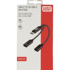 Carpoint splitter USB-C naar dubbele USB-C kabel Best