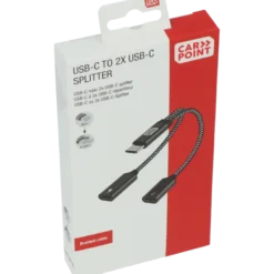 Carpoint splitter USB-C naar dubbele USB-C kabel Best
