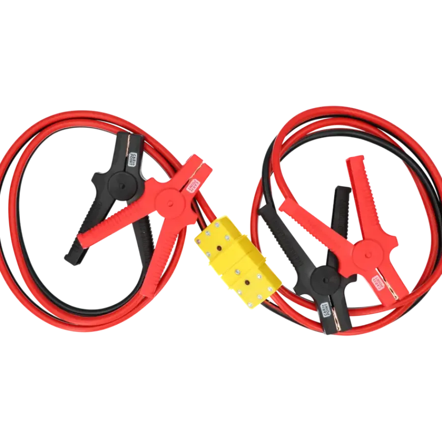 Carpoint startkabel 500A met gele veiligheidsplug met polariteitsaanduiding Online