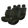 Carpoint Stoelhoesset Charcoal 9 Delig Zwart Discount