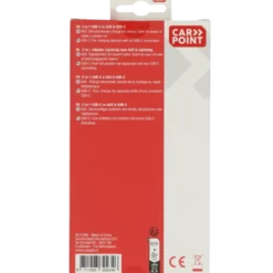 Carpoint USB-C adapter 2 in 1
