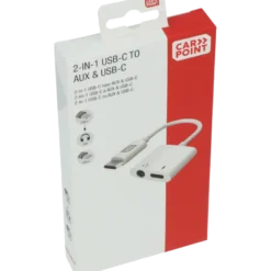 Carpoint USB-C adapter 2 in 1