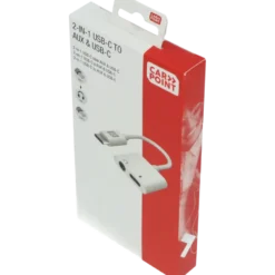 Carpoint USB-C adapter 2 in 1