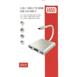 Carpoint USB-C adapter 3 in 1 Best