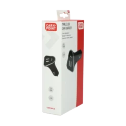 Carpoint 12/24V Triple USB Autolader 4.4A Hot