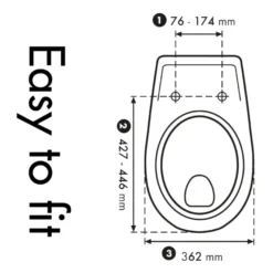 Cedo Mosaic wc bril softclose duroplast