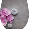 Cedo Orchid & Stones WC-bril duroplast wit ovaal