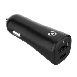 Celly autolader adapter Planet voor USB-A + USB-C Hot