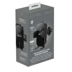 Celly draadloze telefoon oplader / houder MountCharge 15W BK Best