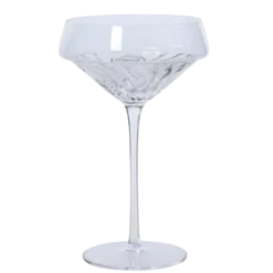 Champagne glas reliëf