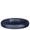 Decoratie bord donker blauw - h4,5xd26cm
