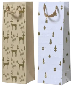 Decoris giftbag papier diverse kerst patronen