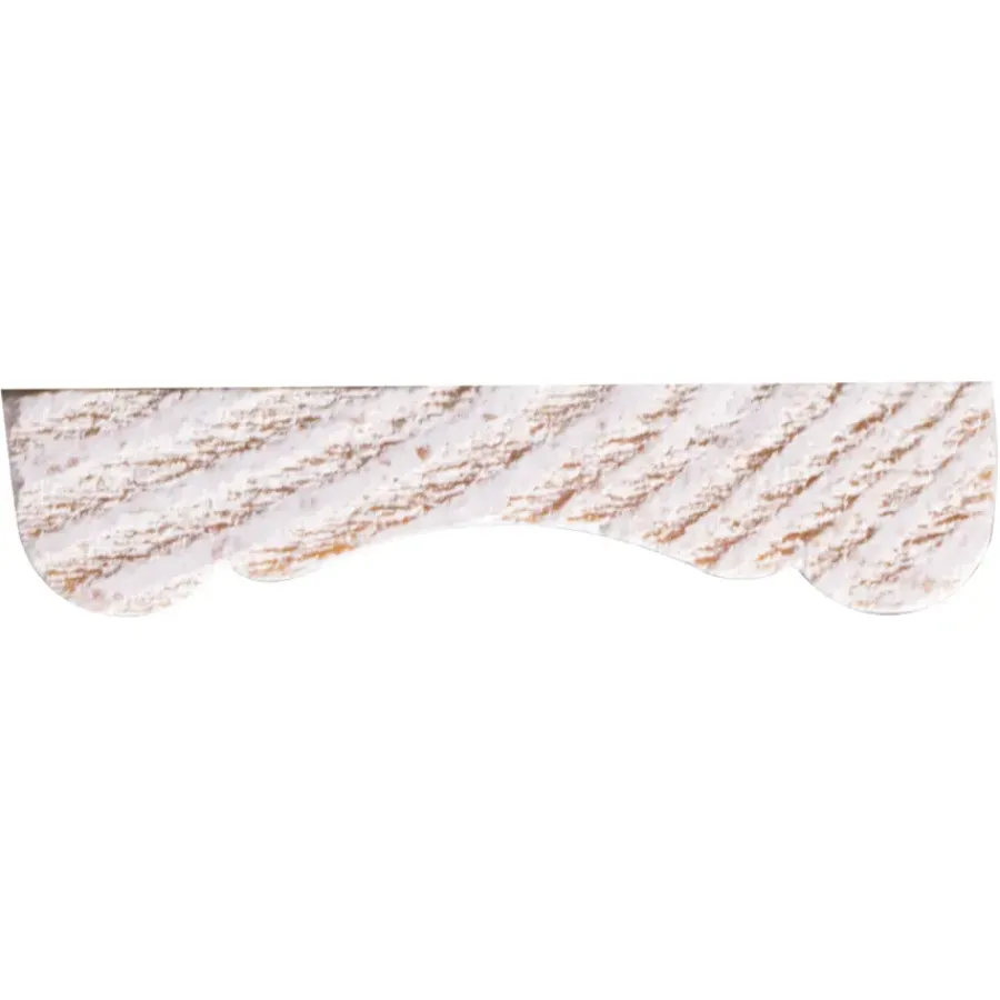 Geen Decorlijst grenen wit gegrond 8x34 mm 270 cm Outlet