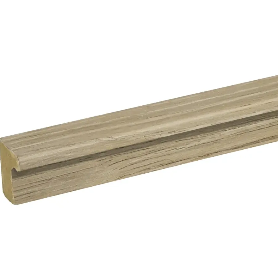 Cando Green Decowall Acoustic eindprofiel vergrijsd eiken 260cm Best