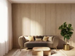 CanDo Decowall Elements afwerkingslat natuur eiken 260x4,5cm 12mm Clearance
