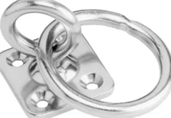 KPE Holland Dekplaat met ring draaibaar 8MM RVS 305