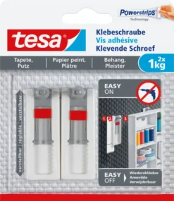 De Tesa Verstelbare Klevende Schroef voor Behang & Pleisterwerk