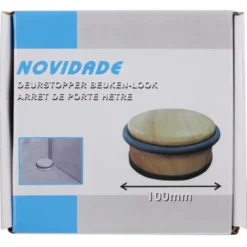 Novidade Deurstopper beuken look Ø 100 mm Discount