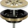 Differnz fonteinafvoerplug mat goud